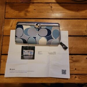 Coach Geometric Print Wallet – COA